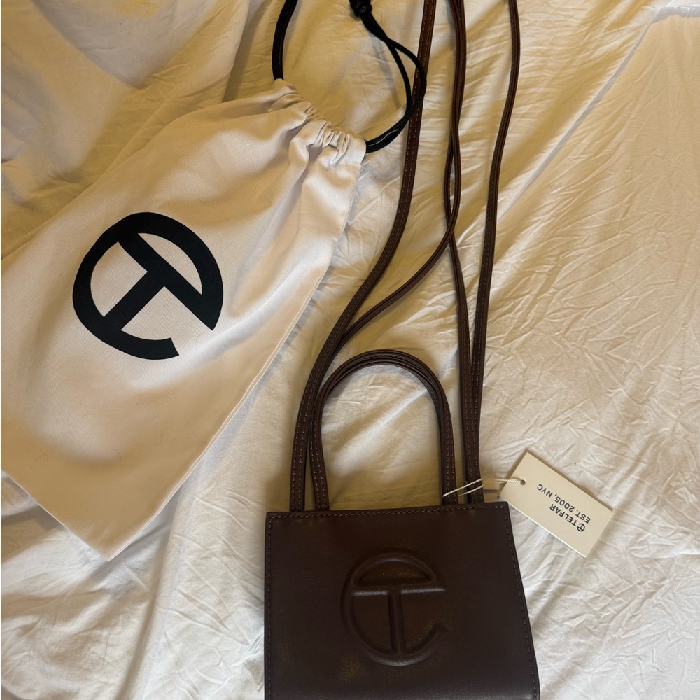 Telfar Small Chocolate Brown Bag